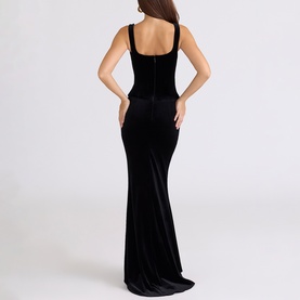 Yasmina Velvet Hourglass Dress