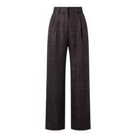 Askari Check Straight Leg Trousers