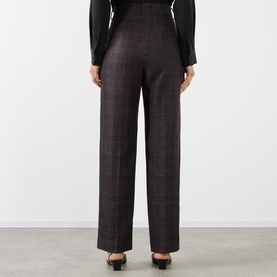 Askari Check Straight Leg Trousers