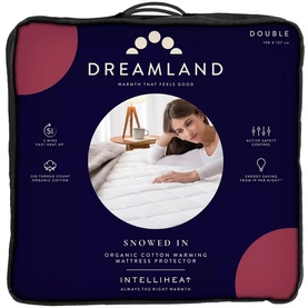 Double Electric Heated Mattress Protector Organic Cotton