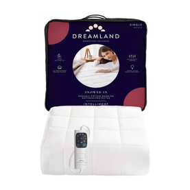 Single Electric Heated Mattress Protector Organic Cotton