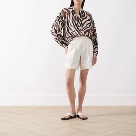 Rosealie Zebra Print Blouse