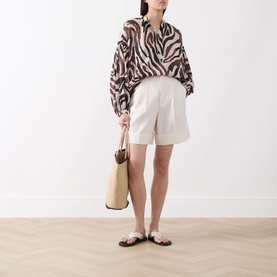 Rosealie Zebra Print Blouse