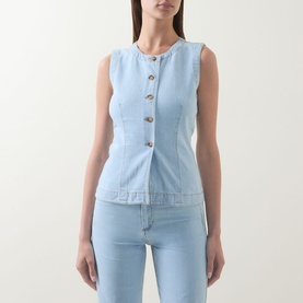 Elly Denim Waistcoat