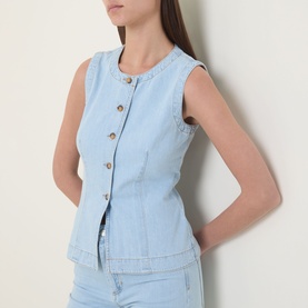 Elly Denim Waistcoat