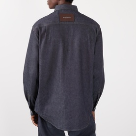 Logo Oversized Denim Overshirt