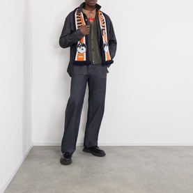 Logo Oversized Denim Overshirt