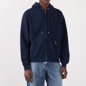 Drawstring Zip Hoodie