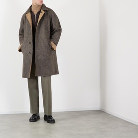 Reversible Single-Breasted Coat