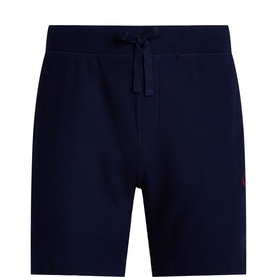 Pony Logo Slim Fit Waffle Pyjama Shorts