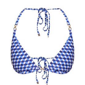Geometric Triangle Bikini Top