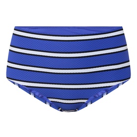High-Rise Striped Bikini Bottoms
