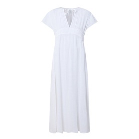Sunset Side Slit Flared Dress
