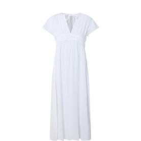 Sunset Side Slit Flared Dress