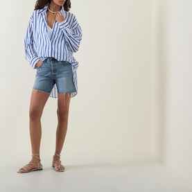 Vacay Cruise Striped Shirt