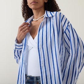 Vacay Cruise Striped Shirt