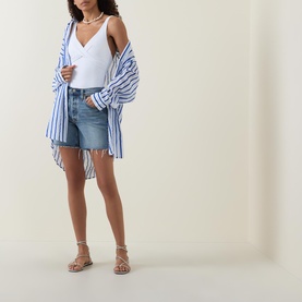 Vacay Cruise Striped Shirt