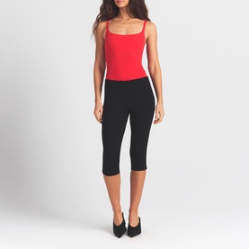 Square Neck Bodysuit Cherry