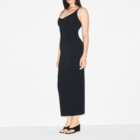Skimpy Scoop Neck Dress Obsidian