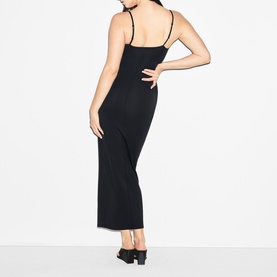 Skimpy Scoop Neck Dress Obsidian