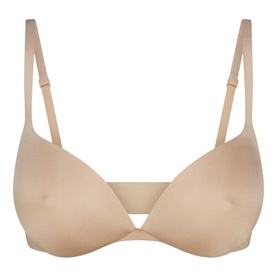 Nipple Wireless Push-Up Bra Clay