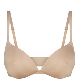 Nipple Wireless Push-Up Bra Clay