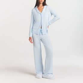 Rib Sleep Set Baby Blue