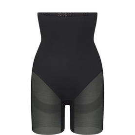 Zoned High-Waisted Mid-Thigh Short Onyx