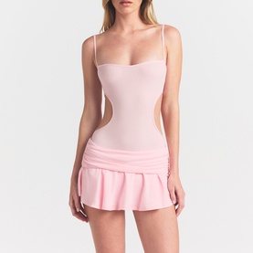 Foldover Mini Skort Cherry Blossom