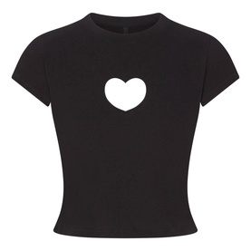 Baby Heart T-Shirt Washed Onyx