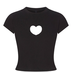 Baby Heart T-Shirt Washed Onyx