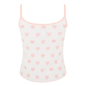 Cami Snow Lace Hearts