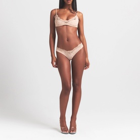 Dipped Thong Mica Sketched Hearts
