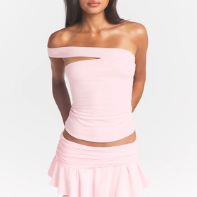 Asymmetrical Top Cherry Blossom