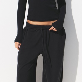 Wide Leg Trousers Soot