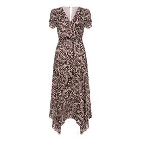 Verity Shimmer Flared Dress