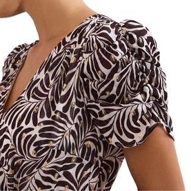 Verity Shimmer Flared Dress