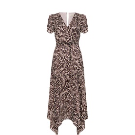 Verity Shimmer Flared Dress