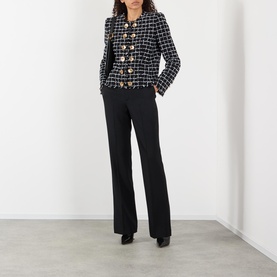 Straight Leg Tailored Trousers