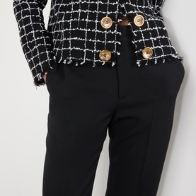 Straight Leg Tailored Trousers