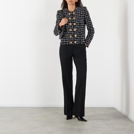 Straight Leg Tailored Trousers
