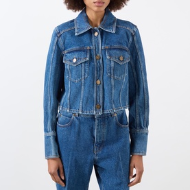 Cropped Denim Jacket