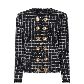 Square Tweed Blazer