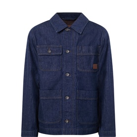 Logo Worker Denim Jacket