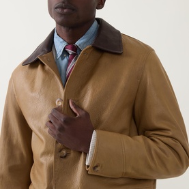 Leather Decker Jacket