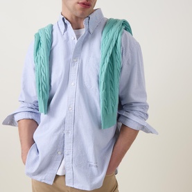 Pinstripe Oxford Shirt