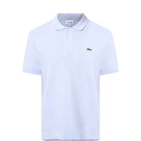 Moss-Stitch Logo Polo Shirt