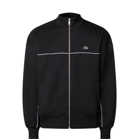 Croc Logo Trim Accent Zipped Sweatshirt