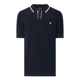 Tipped Piqu&eacute; Knit Polo Shirt