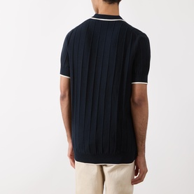 Tipped Piqu&eacute; Knit Polo Shirt